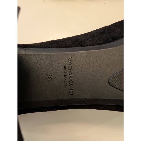 Vagabond Shoemakers Altea Black Suede & Patent Cap-Toe Pumps - 36 (US 6) - Picture 9 of 9